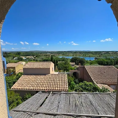 O Balcon De Thau : Un Veritable Havre De Paix, Maison Avec Vue Degagee, 2 Et Jardin. Mèze